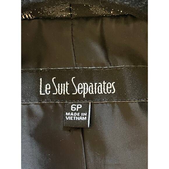 Le Suit Separates Blazer Floral 3 Buttons Long Sleeve Size 6P - Picture 6 of 7